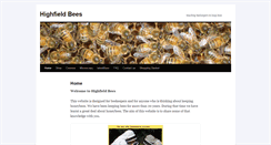 Desktop Screenshot of highfieldbees.co.uk